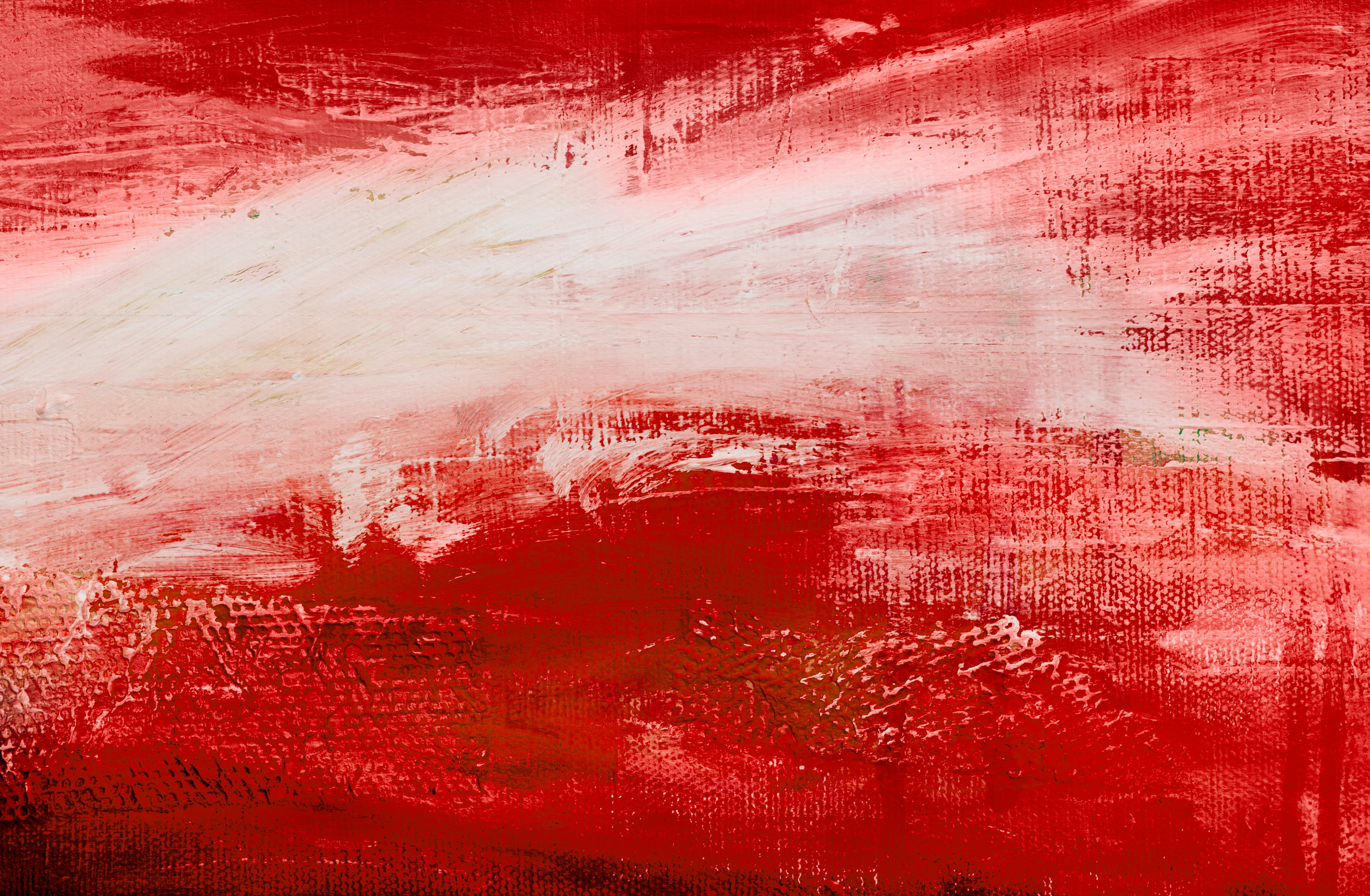 Abstract red and white acrylic background