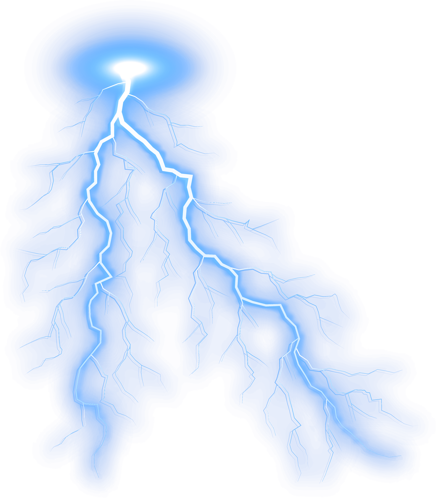 Blue Lightning Effect